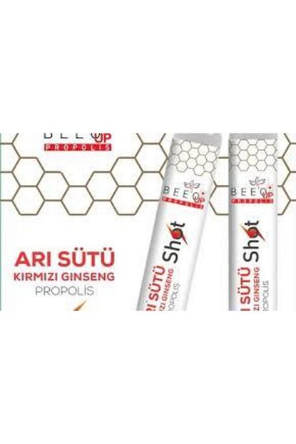 Bee O Up Ari Sutu Kirmizi Ginseng Propolis Shot Takviye Edici Gida 25ml Tek Kullanimlik Trendyol