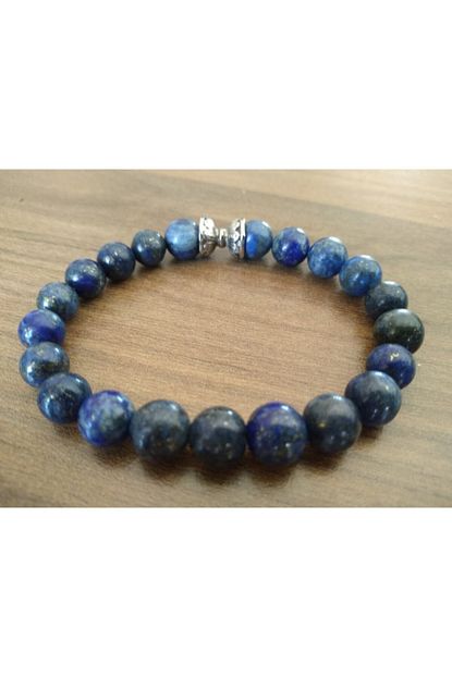 Gemfly Lapis Lazuli Afgan Tasi Yada Lacivert Tasi Dogal Tas Bileklik Trendyol