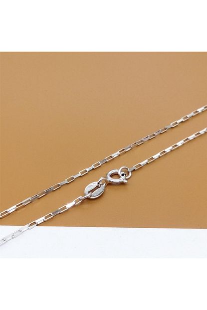 Onur Silver Gumus Italya Uretim Koseli Model 925 Ayar Gumus Zincir Kolye Rodyumlu Erkek Kadin Unisex 1 Sinif Trendyol