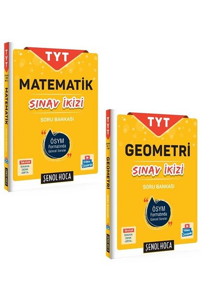 Senol Hoca Yayinlari Tyt Matematik Geometri Sinav Ikizi Soru Bankasi Seti Trendyol