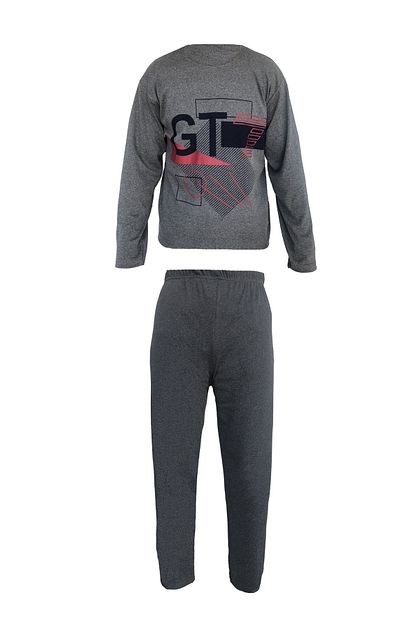 Tampap Erkek Uzun Kollu Kislik Kalin Pamuklu Pijama Takimi 3493 Uk Trendyol