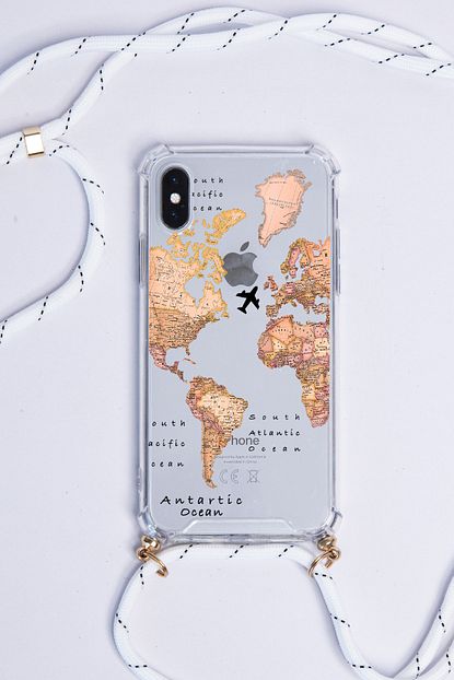 Pofhi Huawei P30 Lite Eski Dunya Tasarimli Beyaz Askili Telefon Kilifi Trendyol