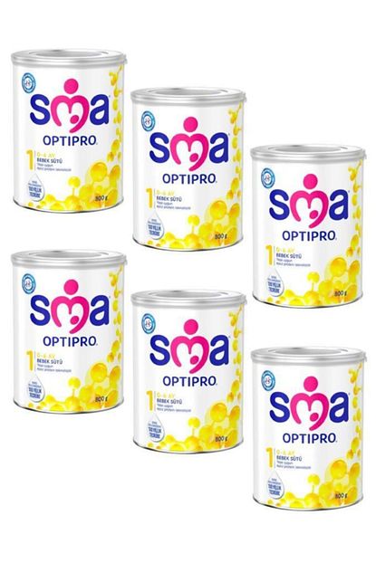 Sma 1 Numara Optipro Bebek Sutu 800 Gr 6 Li Trendyol
