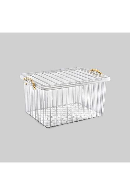 Metropolavm Multi Box Altin Petek Bal Sandigi Seffaf 40 Litre Trendyol