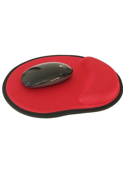 Ankaflex Bilek Destekli Mouse Pad Kaydirmaz Taban Bileklikli Mousepad Fare Altligi Kirmizi Renk Trendyol