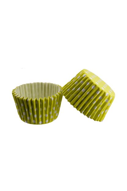 Eminonutoptanci Cupcake Kalibi Pet Kapsul Kek Kalibi 48x34 Mm 100 Adet Puantiyeli Sari Trendyol