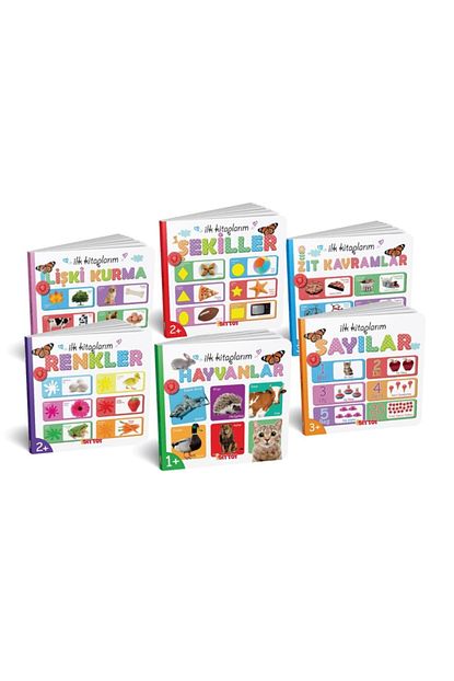 Hobialem Diy Toy Ilk Kitaplarim Serisi Egitici 6 Li Set Eglenceli Ogretici Kitap Seti Trendyol