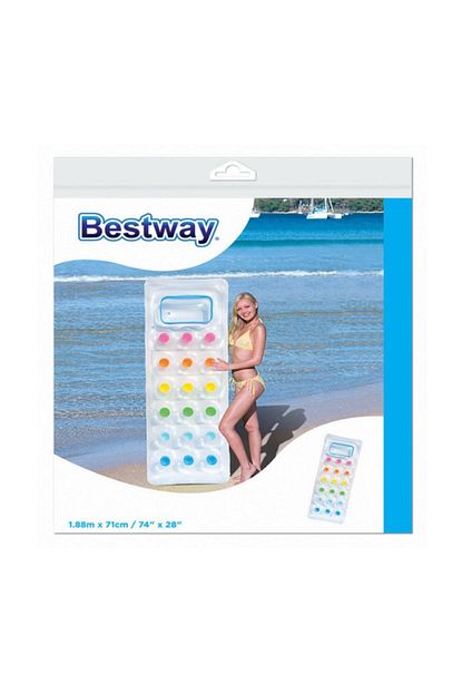 bestway bardakli renkli deniz yatagi 188x71cm 12416 fiyati yorumlari trendyol