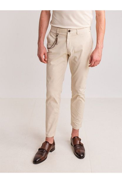 Dufy Tas Aksesuar Detayli Armur Pamuklu Likra Erkek Pantolon Modern Fit Trendyol