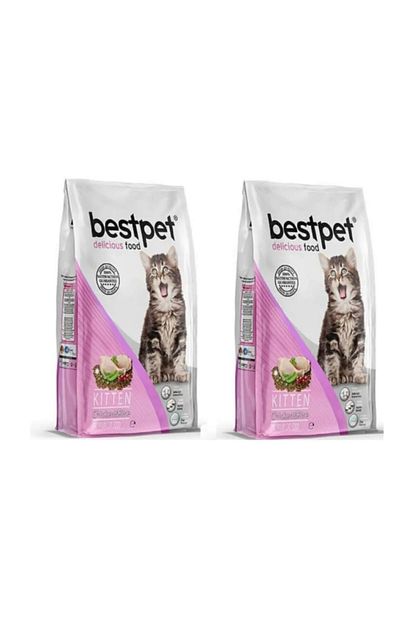 Bestpet Kitten Tavuk Etli Ve Pirincli Yavru Kedi Mamasi 1 Kg X 2 Trendyol
