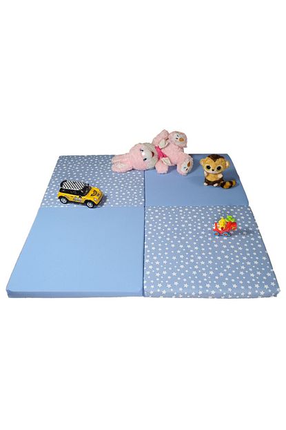 Bysay Fiesta Fiesta Katlanabilir Cocuk Oyun Yer Minderi 120x120 Cm Mavi Trendyol