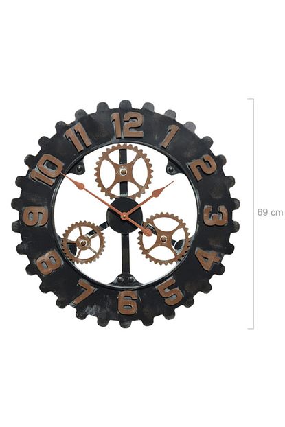 Platin Saat 69 Cm Oltay Metal Duvar Saati Modeli Trendyol