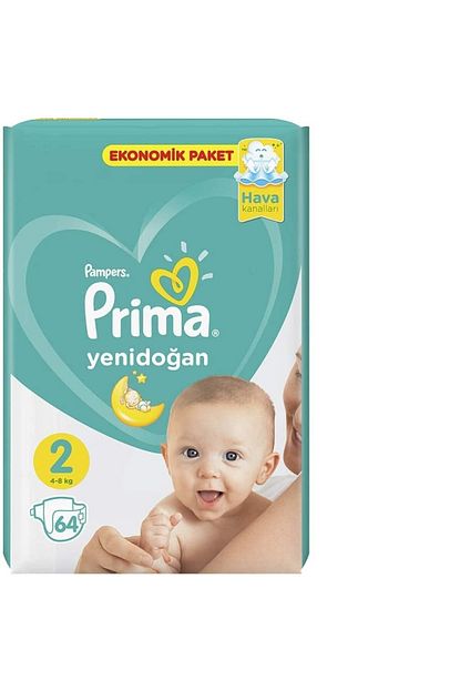 Prima Bebek Bezi 2 Beden 4 8 Kg 64 Adet Trendyol