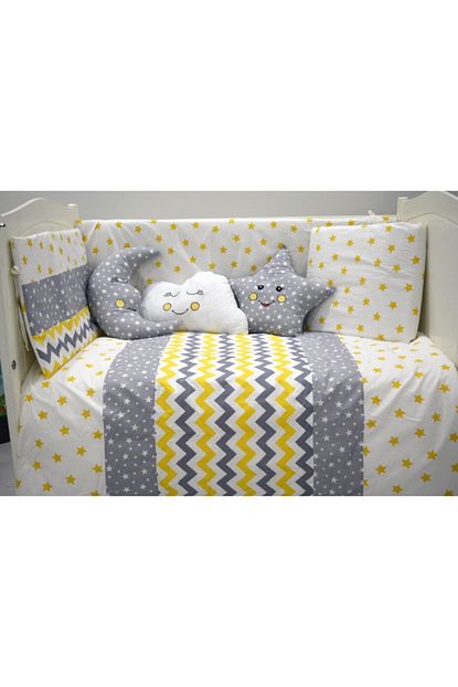 Kista Baby Sari Zig Zag Bebek Uyku Seti Trendyol