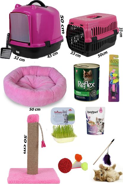 Pet Style Kedi Baslangic 10 Lu Paket Pembe Trendyol