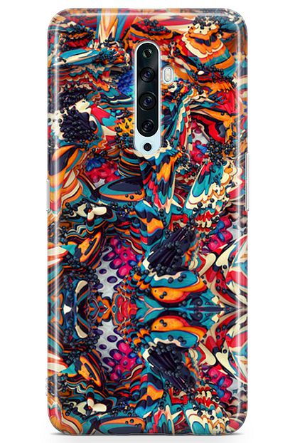 Lopard Oppo Reno2 Z 2019 Kilif Siyah Inci Arka Kapak Koruma Desenli Full Koruyucu Trendyol