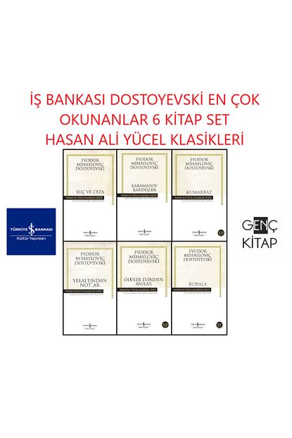 Is Bankasi Kultur Yayinlari Is Bankasi Dostoyevski 6 Kitap Set Hasan Ali Yucel Klasikleri Suc Ve Ceza Karamazov Yeraltindan Trendyol