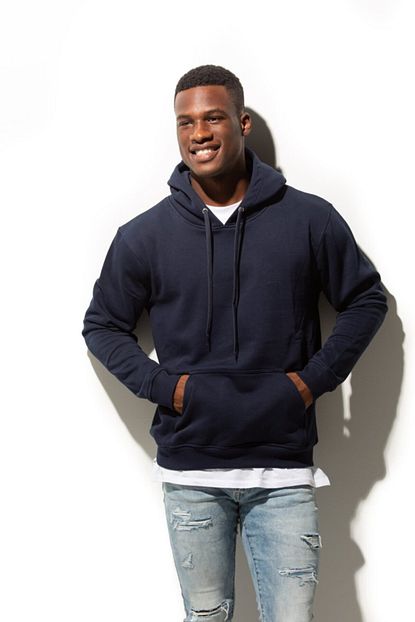 Trendmany Erkek Lacivert Mevsimlik Kapusonlu Sweatshirt Trendyol