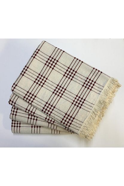 Durul Bordo Buldan Isi Buyuk Boy Cizgili Tek Koltuk Ortusu 180x300 Trendyol