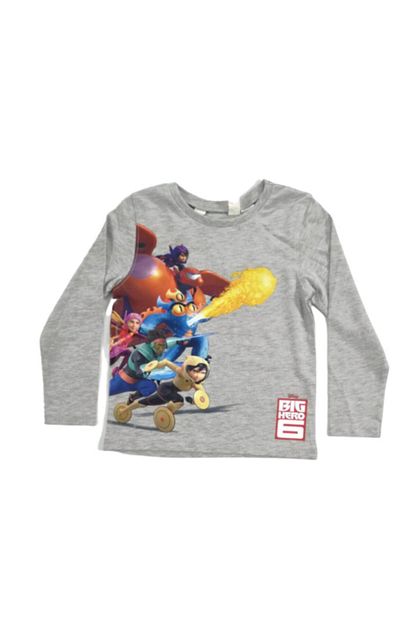 H M Erkek Cocuk Gri Kahraman Figurlu Sweatshirt Trendyol