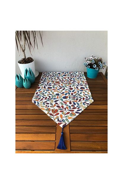 Desen Tasarim Amerikan Servis Vintage Renkli Runner Trendyol