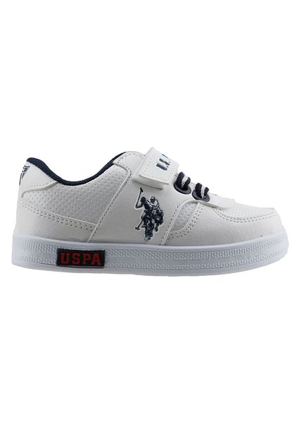 U S Polo Assn Erkek Cocuk Beyaz Sneaker Ayakkabi Trendyol
