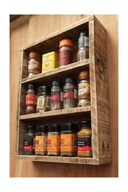 Tree World Ahsap Mutfak Dolabi Mutfak Rafi Baharatlik Raf Trendyol