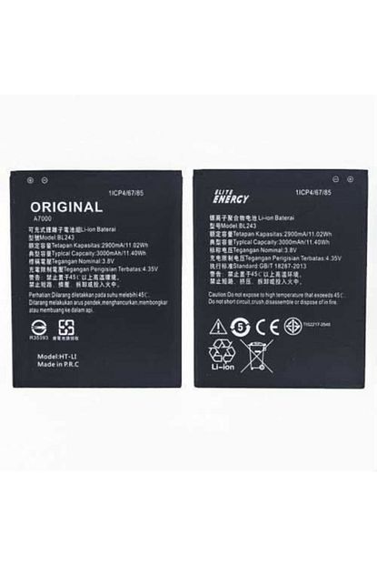 Lenova Asia Lenovo K3 A7000 Batarya Pil Bl243 Orjinal Kalite Trendyol