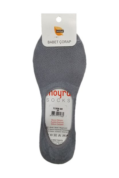 Moyra Socks Moyra 6 Li Paket Silikonlu Modal Erkek Babet Corap Trendyol