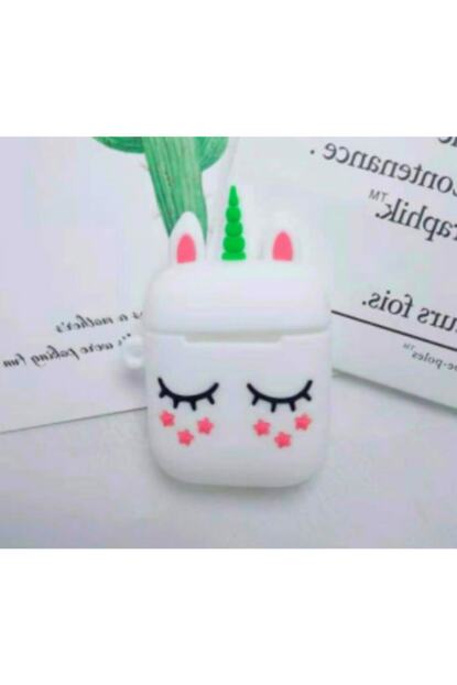 Bttech Apple Airpods 1 2 Kilifi 3d Karikatur Beyaz Renkli Unicorn Trendyol