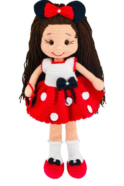 Aysun Yildiz Konbul Amigurumi Organik Orgu Oyuncak Kiz Bebek Trendyol