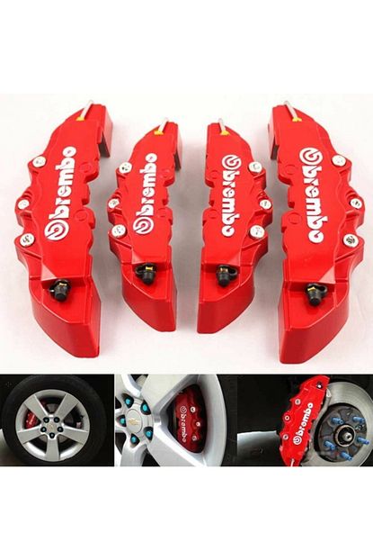 Sntgarage Brembo Kirmizi Kaliper Kapagi Seti 4 Lu Set Trendyol