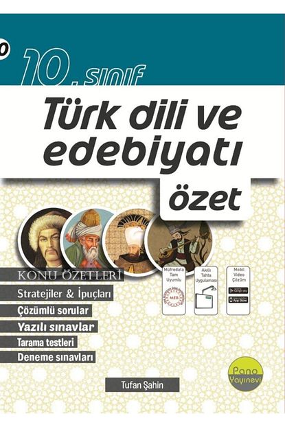 Delta Kultur Yayinevi Pano Yayinlari 10 Sinif Turk Dili Ve Edebiyati Ozet Kitabi Trendyol