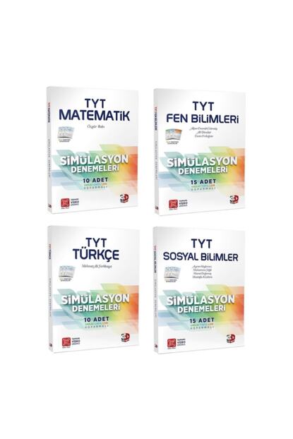 3d Yayinlari Cozum Tyt 3d Matematik Fen Turkce Sosyal Simulasyon Deneme Seti 4 Trendyol