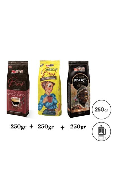 Molinari Caffe Molinari Amerikan Kahvesi Findik Aroma Kenya 100 Arabica 250 250 250 Gr Filtre Kahve Trendyol