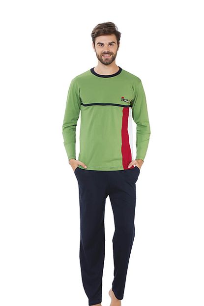 Ozlem Donex Erkek Uzun Kollu Pijama Trendyol