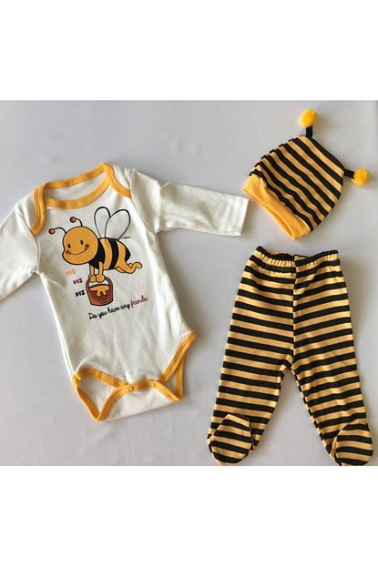 Minibird Baby Arili Bebek Sari Takim Trendyol