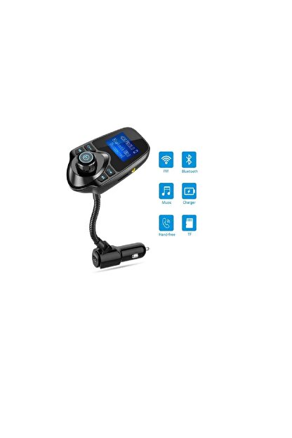 Kingboss T11 Arac Kiti Bluetooth Mp3 Calar Usb Sd Kart Girisi Fm Transmitter Aux Siyah Oto Cakmaklik Trendyol
