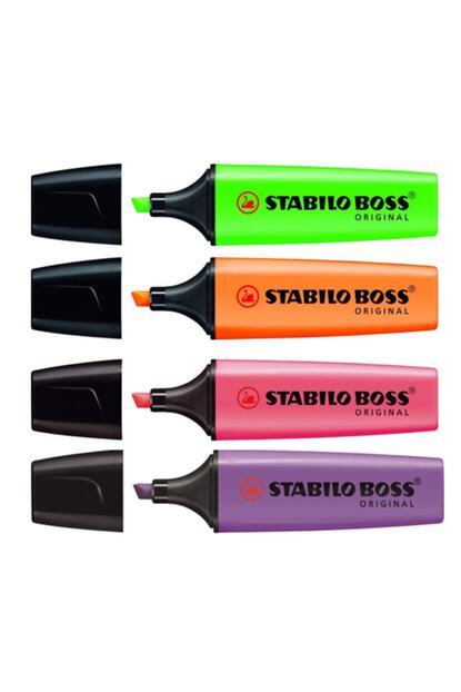 Stabilo Boss Canli Renkler 4 Lu Trendyol