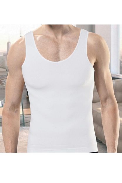 Formfit By Salci Erkek Beyaz Zayiflatici Atlet Korse Trendyol