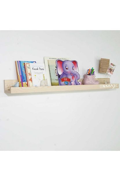 Enmax Ahsap Dekoratif Cocuk Bebek Odasi Duvar Rafi Banyo Rafi 1 Metre Trendyol