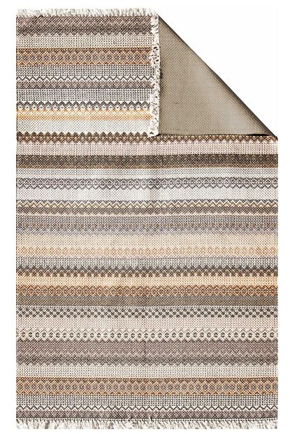 Evimod Eko Hali Bodrum Bd 04 Natural Terra Cift Tarafli Renkli Kilim Trendyol