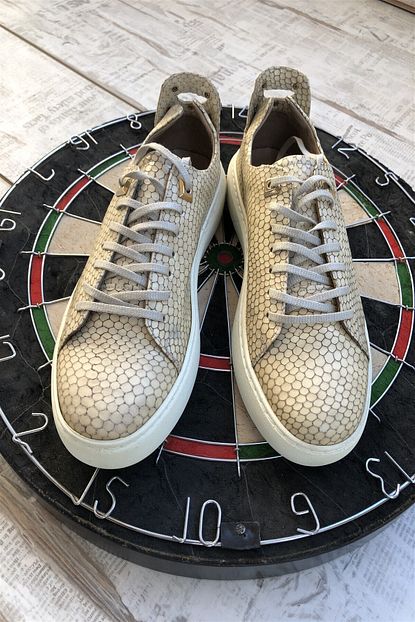 Bitetto Erkek Bej Deri Sneakers Ayakkabi Trendyol