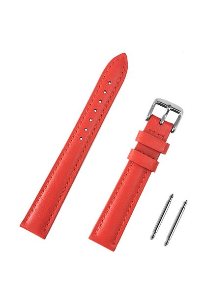 Chrono Kirmizi Hakiki Deri Bayan Saat Kordonu Deri Kayis 12mm Trendyol
