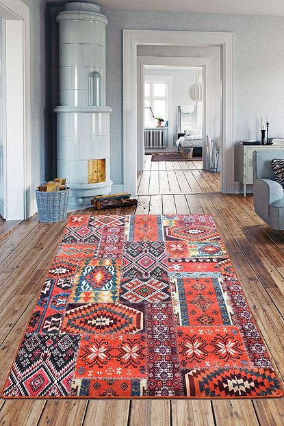 Chilai Home Patcwork Djt Dekoratif Koridor Hali Modelleri Trendyol