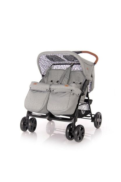 Lorelli Twin Ikiz Bebek Arabasi Dark Grey Lighthouse Trendyol