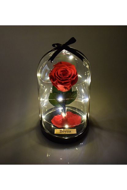 Maccose Kirmizi Led Isikli Solmayan Gul Trendyol