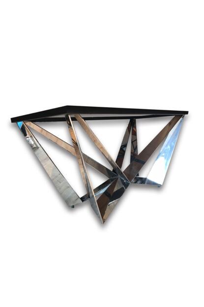 Szn Wood Masa Ayagi Scorpion Lazer Kesim 72 Cm 142 Cm 65 Cm Paslanmaz Tek Trendyol