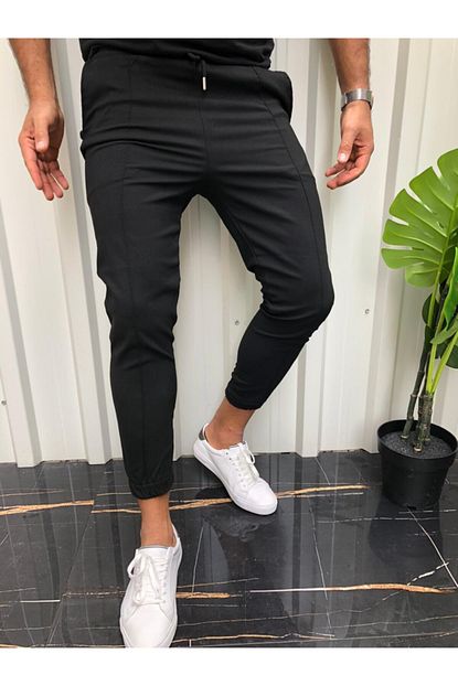 Axu Erkek Siyah Jogger Pantolon Trendyol