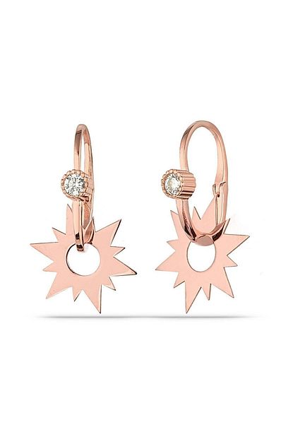 Dipfiyatlar Kutup Yildizi Modeli Gocmen Kupesi Kadin Rose Zirkon Trendyol